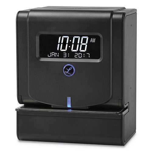Heavy-Duty Thermal Time Clock, Digital Display, Charcoal-(LTH2100HD)