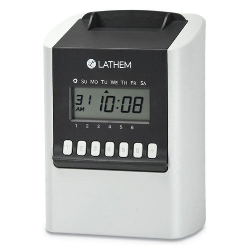 700E Calculating Time Clock, Digital Display, White-(LTH700E)