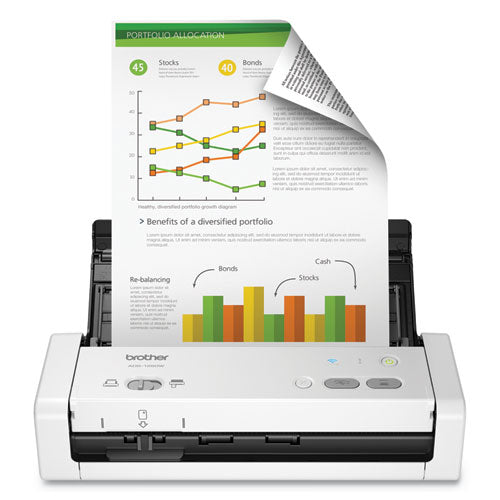 ADS1250W Wireless Compact Color Desktop Scanner with Duplex-(BRTADS1250W)