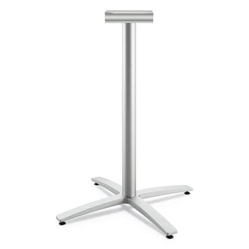 Between Standing-Height X-Base for 42" Table Tops, 32.68w x 41.12h, Silver-(HONBTX42LPR8)