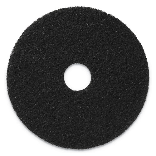 Stripping Pads, 20" Diameter, Black, 5/Carton-(AMF400120)