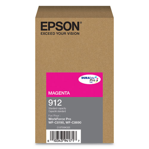 T912320 (912) DURABrite Pro Ink, 1700 Page-Yield, Magenta-(EPST912320)