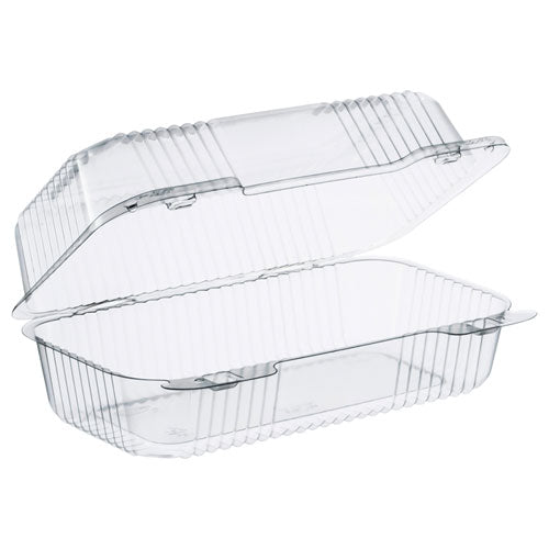 StayLock Clear Hinged Lid Containers, 5.4 x 9 x 3.5, Clear, Plastic, 250/Carton-(DCCC35UT1)