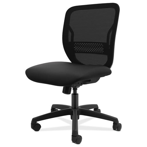 Gateway Mid-Back Task Chair, Supports Up to 250 lb, 17" to 22" Seat Height, Black-(HONGVNMZ1ACCF10)