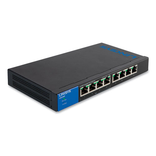 Business Desktop Gigabit Ethernet Switch, 8 Ports-(LNKLGS108)
