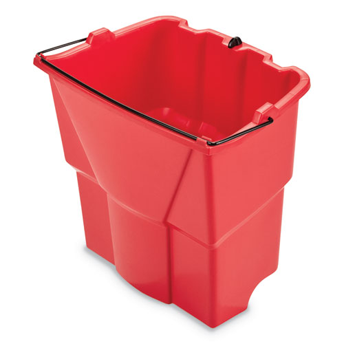 WaveBrake 2.0 Dirty Water Bucket, 18 qt, Plastic, Red-(RCP2064907)