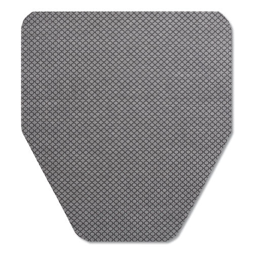 Komodo Urinal Mat, 18 x 20, Gray, 6/Carton-(TOC220209)