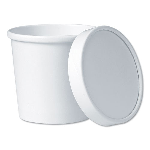 Flexstyle Food Lid Container, 12.1 oz, 3.6" Diameter, White, Plastic, 250/Carton-(SCCKHSB12AWH)