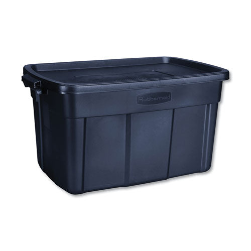 Roughneck Storage Box, 31 gal, 20.4" x 32.3" x 16.7", Dark Indigo Metallic-(UNXRMRT310000)