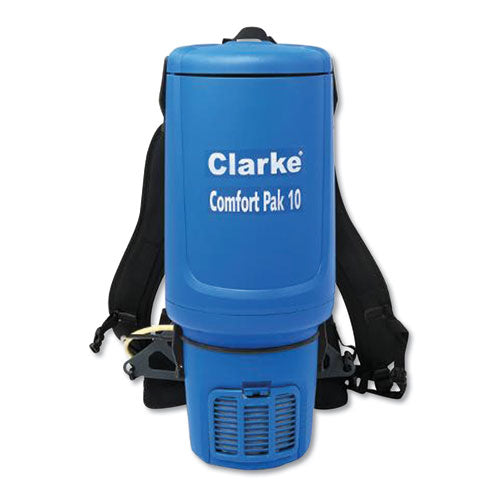 Comfort Pak Backpack Vacuum, 10 qt Tank Capacity, Blue-(NIL9060707010)