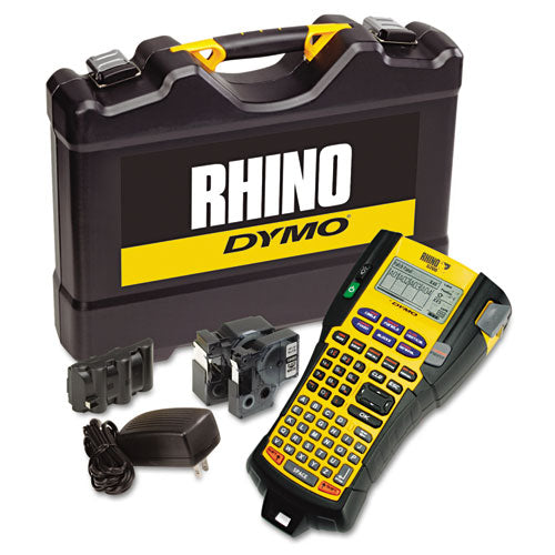 Rhino 5200 Industrial Label Maker Kit, 5 Lines, 4.9 x 9.2 x 2.5-(DYM1756589)
