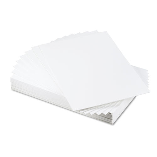 Foam Board, CFC-Free Polystyrene, 20 x 30, White Surface and Core, 25/Carton-(ACJ07012109)