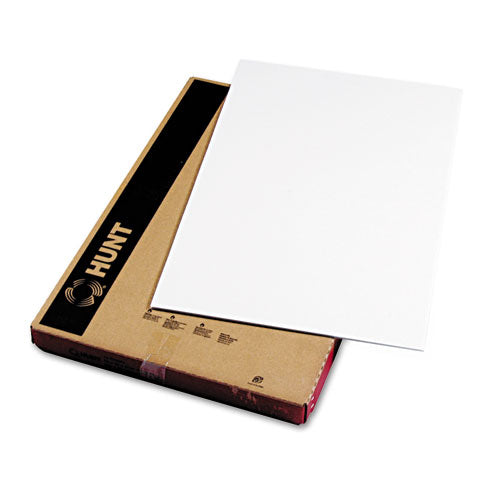 Foam Board, Polystyrene, 20 x 30, White Surface and Core, 10/Carton-(ACJ07041109)