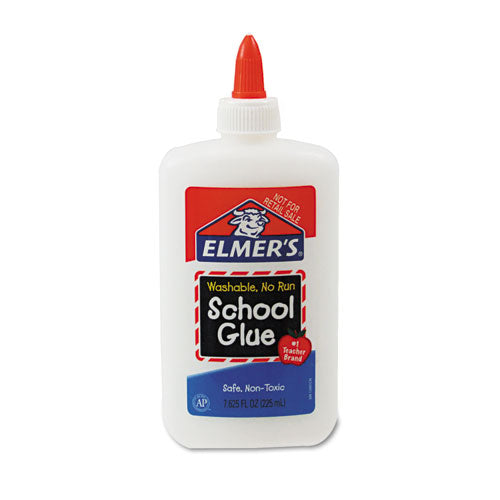 School Glue, 8 oz, Dries Clear-(EPIE308NR)