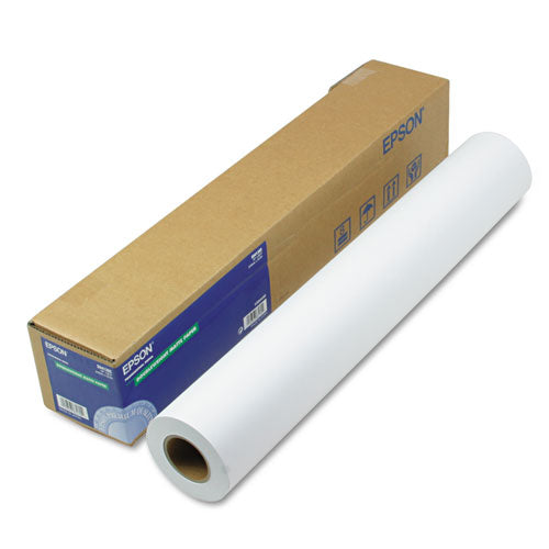 Double Weight Matte Paper, 8 mil, 24" x 82 ft, Matte White-(EPSS041385)