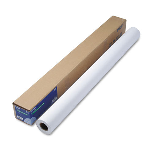 Double Weight Matte Paper, 8 mil, 44" x 82 ft, Matte White-(EPSS041387)