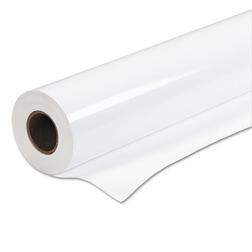 Premium Glossy Photo Paper Roll, 2" Core, 10 mil, 44" x 100 ft, Glossy White-(EPSS041392)