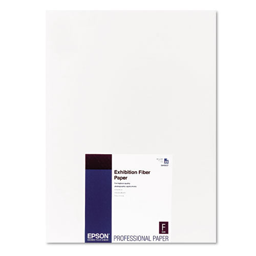 Exhibition Fiber Paper, 13 mil, 13 x 19, White, 25/Pack-(EPSS045037)