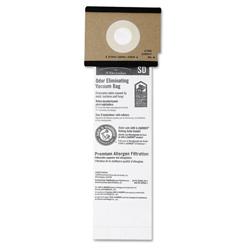 SD Premium Allergen Vacuum Bags for SC9100 Series, 5/Pack, 10 Packs/Carton-(EUR63262B10CT)