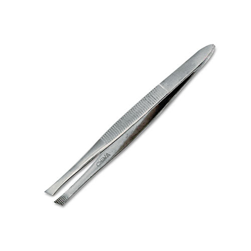 Tweezers, Stainless Steel, 3"-(FAOFAE6019)