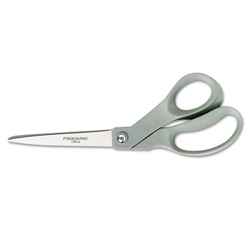 Contoured Performance Scissors, 8" Long, 3.5" Cut Length, Gray Offset Handle-(FSK01004250J)