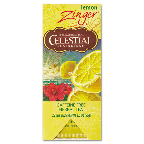 Tea, Herbal Lemon Zinger, 25/Box-(CST031010)