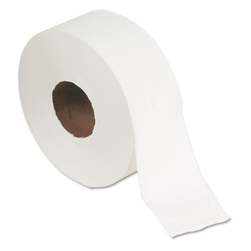 Jumbo Jr. Bath Tissue Roll, Septic Safe, 2-Ply, White, 3.5" x 1,000 ft, 8 Rolls/Carton-(GPC13728)