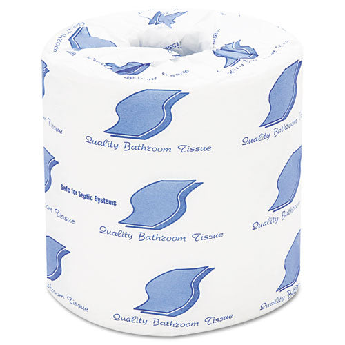 Bath Tissue, Septic Safe, 2-Ply, White, 420 Sheets/Roll, 96 Rolls/Carton-(GEN800)