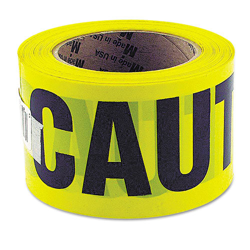 Caution Safety Tape, Non-Adhesive, 3" x 1,000 ft, Yellow-(GNS10379)