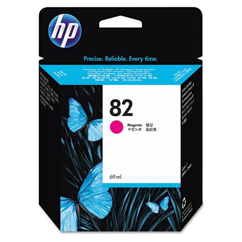 HP 82, (C4912A) Magenta Original Ink Cartridge-(HEWC4912A)