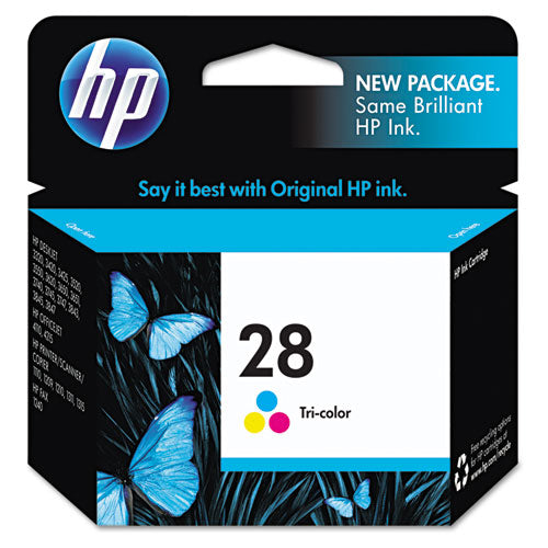 HP 28, (C8728AN) Tri-Color Original Ink Cartridge-(HEWC8728AN)