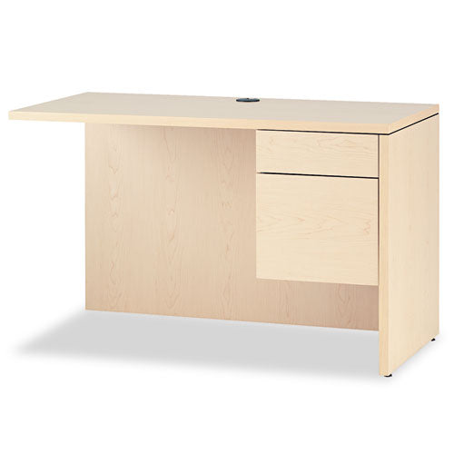 10500 Series L Workstation Return, 3/4 Height Right Ped, 48w x 24d x 29.5h, Natural Maple-(HON10515RDD)