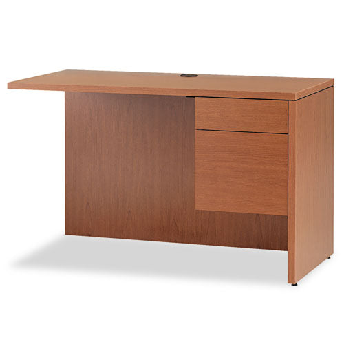 10500 Series L Workstation Return, 3/4 Height Right Ped, 48w x 24d x 29.5h, Bourbon Cherry-(HON10515RHH)