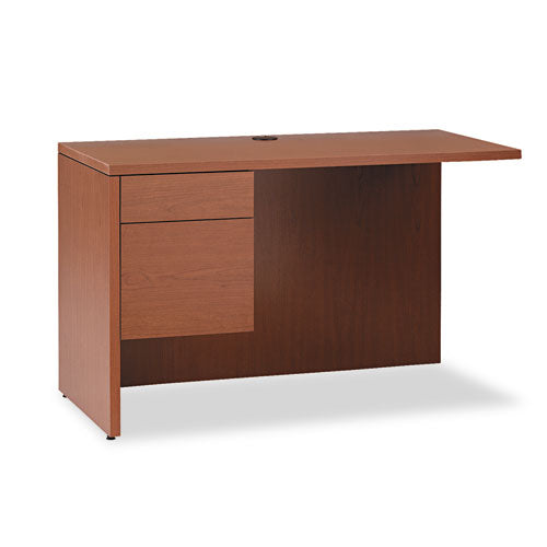 10500 Series L Workstation Return, 3/4 Height Left Ped, 48w x 24d x 29.5h, Bourbon Cherry-(HON10516LHH)