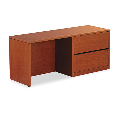 10500 Series Credenza w/Right Lateral File, 72w x 24d x 29.5h, Bourbon Cherry-(HON10547RHH)