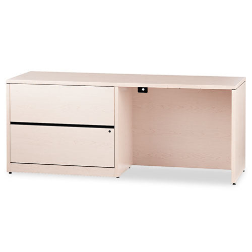 10500 Series Credenza w/Left Lateral File, 72w x 24d x 29.5h, Natural Maple-(HON10548LDD)