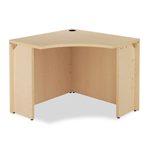 10500 Series Curved Corner Workstation, 36" x 36" x 29.5", Natural Maple-(HON105810DD)