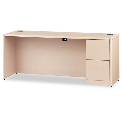 10700 Series Right Pedestal Credenza, 72w x 24d x 29.5h, Natural Maple-(HON10707RDD)