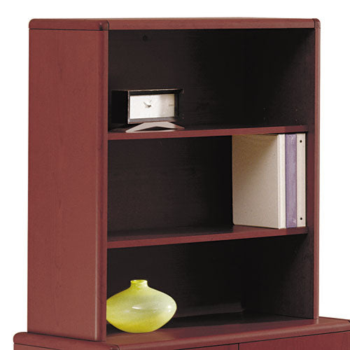 10700 Series Bookcase Hutch, 32.63w x 14.63d x 37.13h, Mahogany-(HON107292NN)