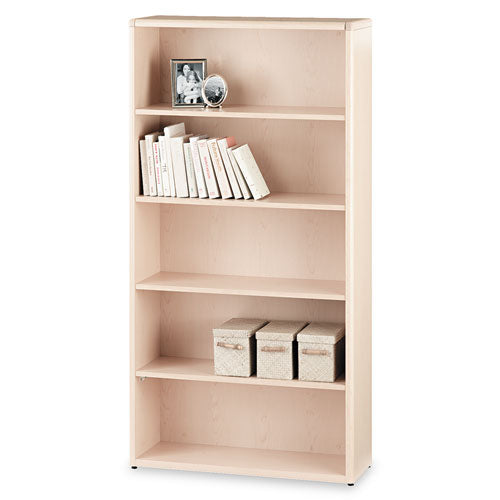 10700 Series Wood Bookcase, Five-Shelf, 36w x 13.13d x 71h, Natural Maple-(HON10755DD)