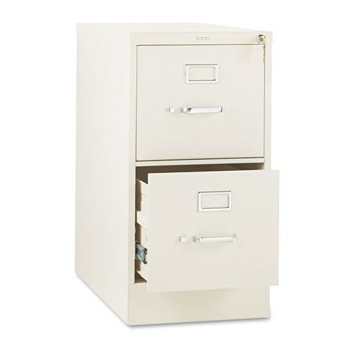 310 Series Vertical File, 2 Letter-Size File Drawers, Putty, 15" x 26.5" x 29"-(HON312PL)