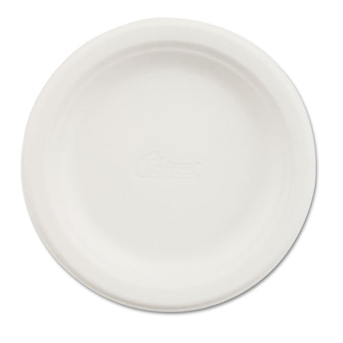 Paper Dinnerware, Plate, 6" dia, White, 125/Pack-(HUH21225PK)