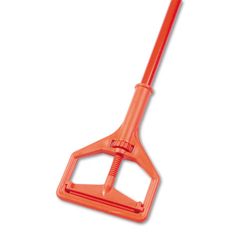 Janitor Style Screw Clamp Mop Handle, Fiberglass, 64", Safety Orange-(IMP94)