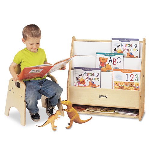 Toddler Pick-a-Book Stand, 24w x 9d x 25h, Birch-(JNT0071JC)