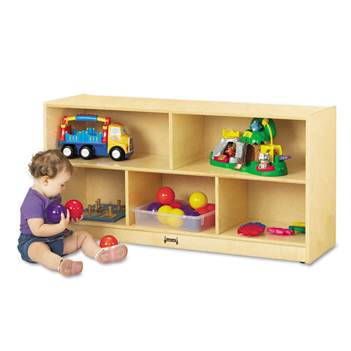Toddler Single Mobile Storage Unit, 48w x 15d x 24.5h, White-(JNT0324JC)
