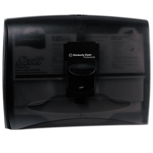 Personal Seat Cover Dispenser, 17.5 x 2.25 x 13.25, Black-(KCC09506)