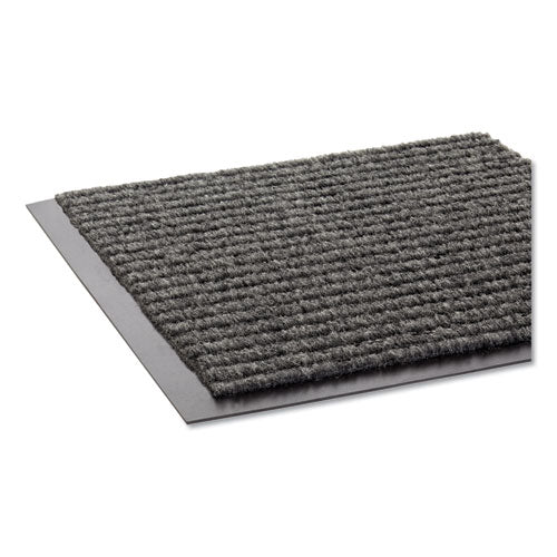 Needle Rib Wipe and Scrape Mat, Polypropylene, 36 x 120, Gray-(CWNNR0310GY)