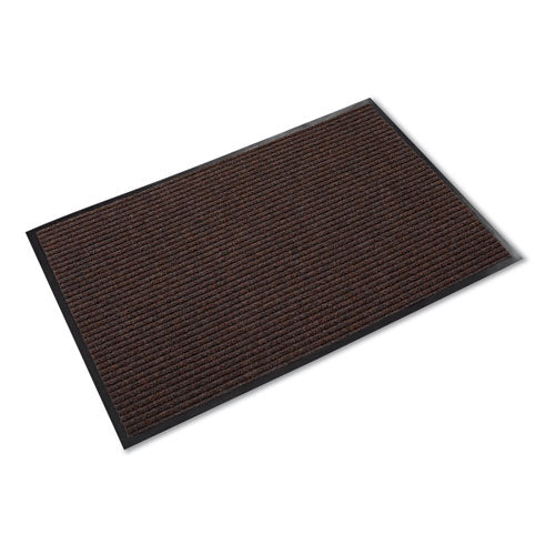 Needle Rib Wipe and Scrape Mat, Polypropylene, 36 x 120, Brown-(CWNNR0310BR)