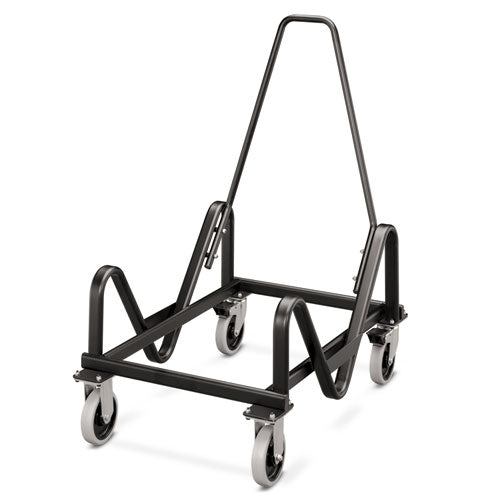 Olson Stacker Series Cart, Metal, 21.38" x 35.5" x 37", Black-(HON4043T)