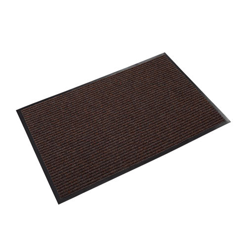 Needle Rib Wipe and Scrape Mat, Polypropylene, 36 x 60, Brown-(CWNNR0035BR)